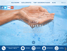 Tablet Screenshot of heiltherme.at